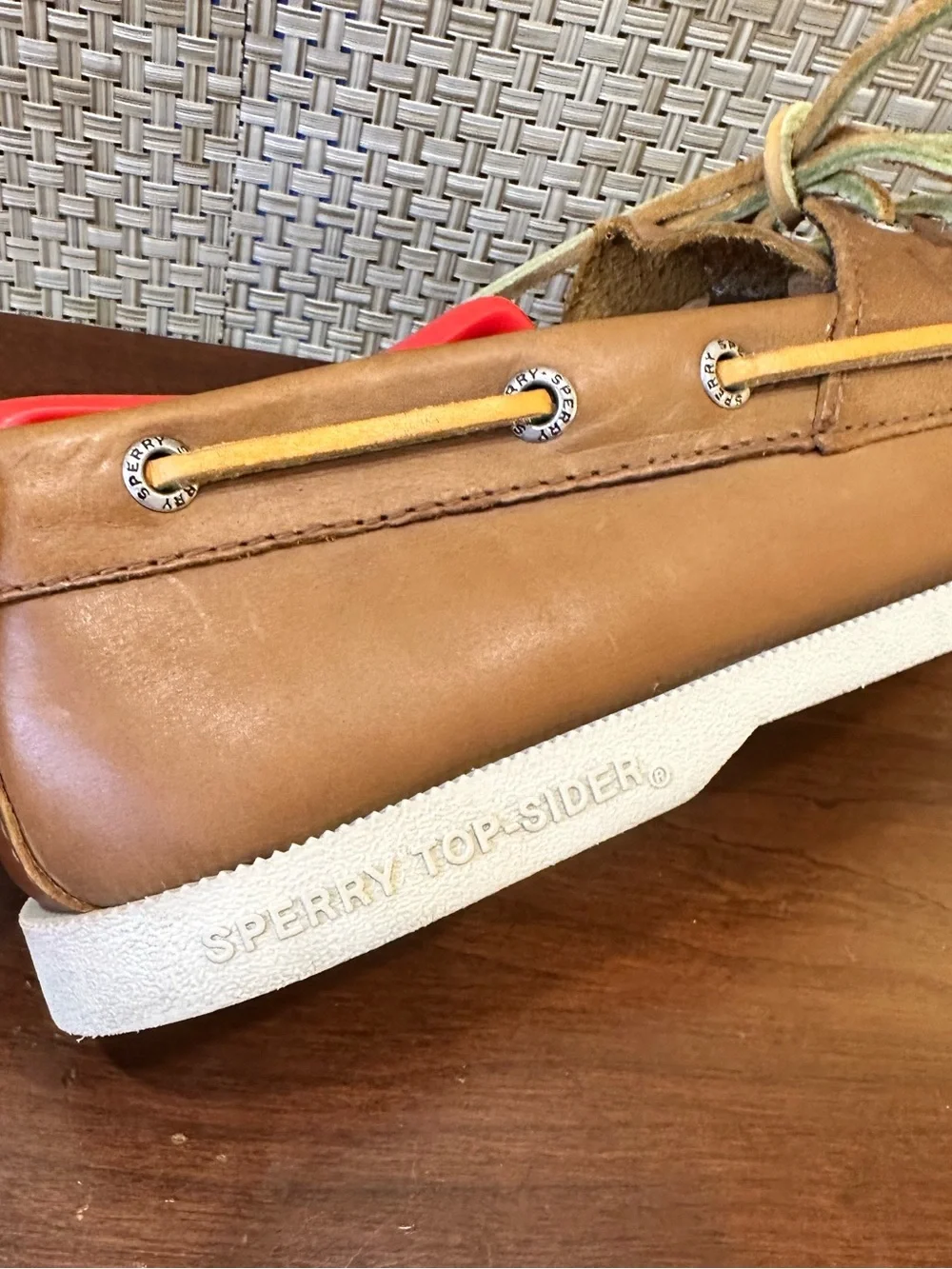 Sperry Top-Sider Men's Authentic Original 2-Eye Boat Shoes Sahara Size 10M
